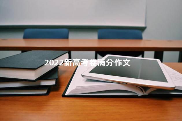 2022新高考卷满分作文