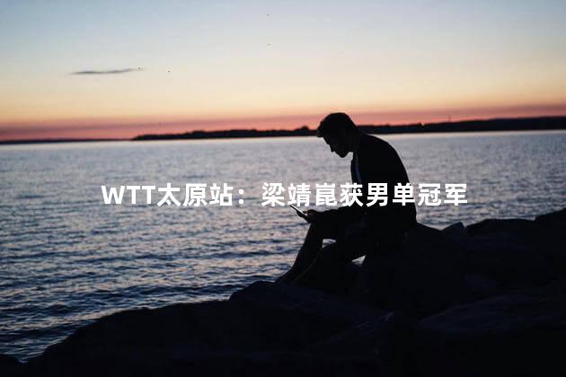 WTT太原站：梁靖崑获男单冠军